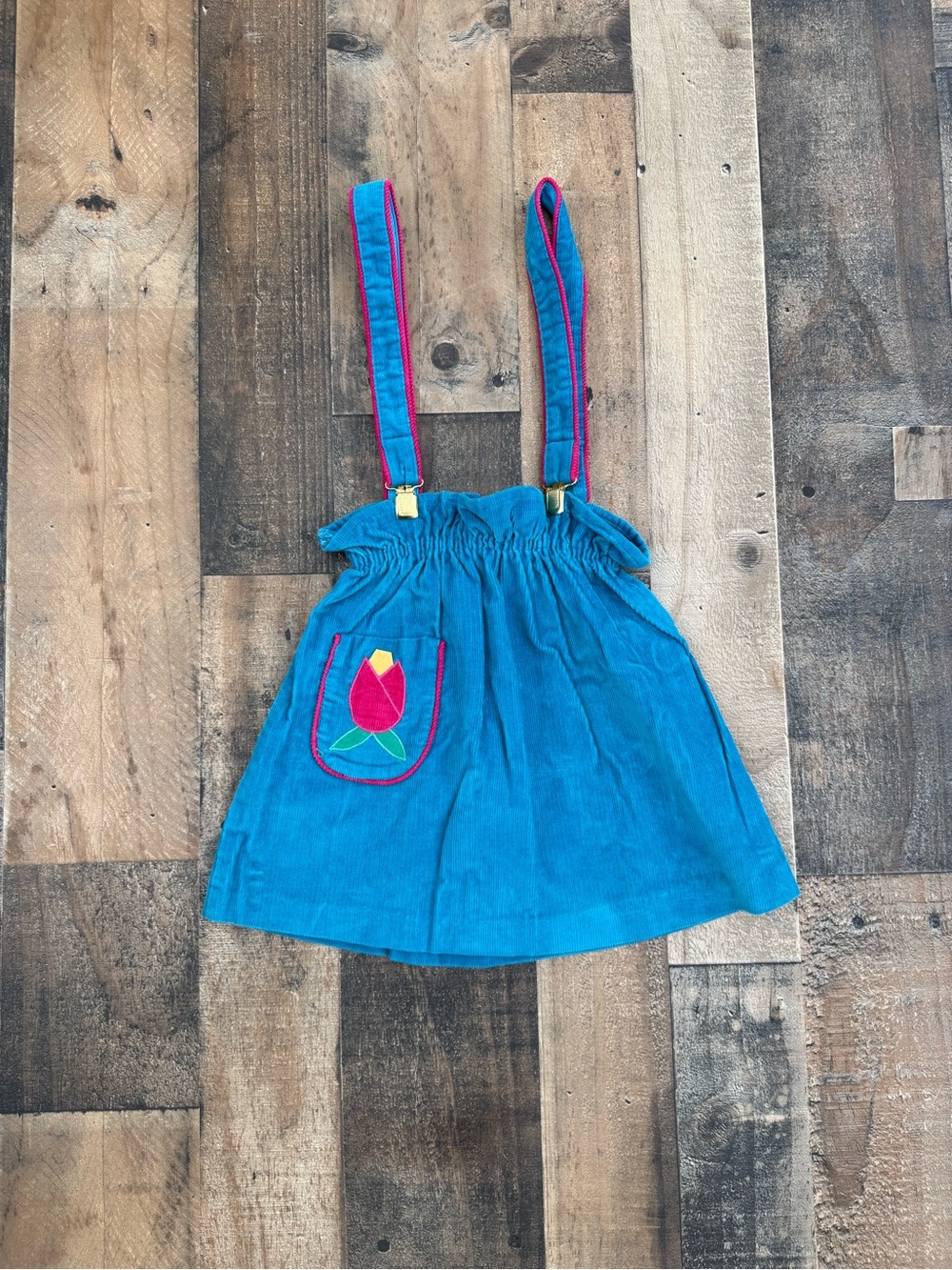 Vintage Disney Winnie the Pooh Corduroy Jumper Dress Kids Size 5